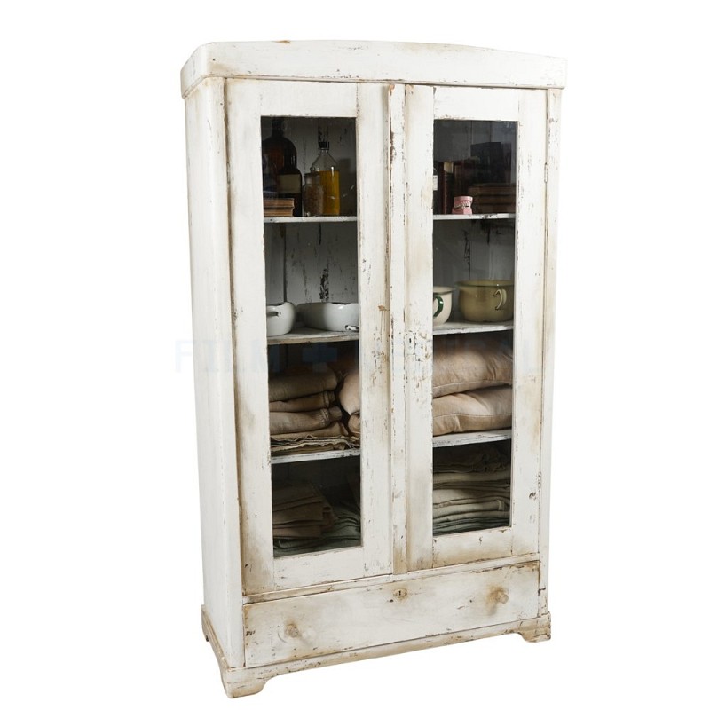 Wooden Distressed Cabinet